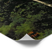 Poster Le bois sur la Côte de grâce à Honfleur (Coin)