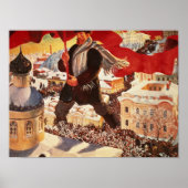 Poster Le bolchevik, 1920 (Devant)