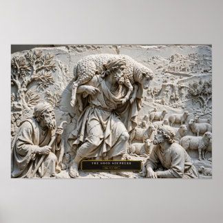 Poster Le Bon Berger — Marbre de la Renaissance