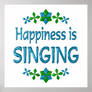 Poster Le bonheur chante