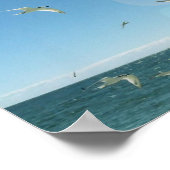 Poster Le bonheur dépend de nous-mêmes Citation Aristote (Coin)