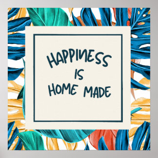 Poster Le bonheur est fait maison