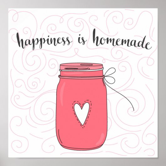 Poster Le Bonheur Est Fait Maison (Devant)