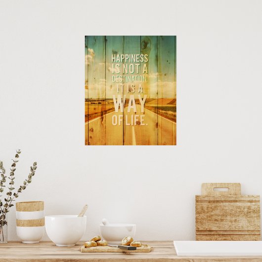 Poster Le bonheur n'est pas une destination, c'est un mod (Cuisine)