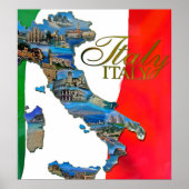 Poster Le "Boot" italien (Devant)