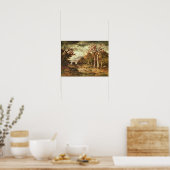 Poster Le bord de la forêt, 1871 (Cuisine)