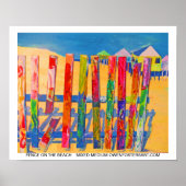 POSTER LE BORD DE LA PLAGE (Devant)