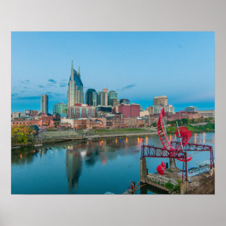 Poster Le bord de la rivière Nashville