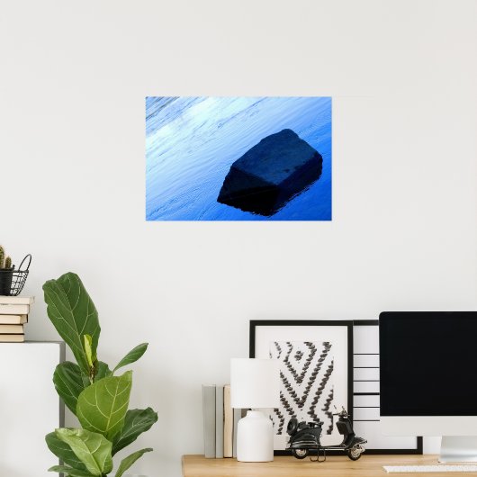 Poster Le bord de l'eau (Bureau à domicile)