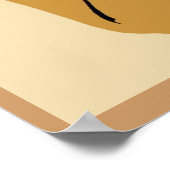 Poster Le bord de mer, dame sur la plage (Coin)