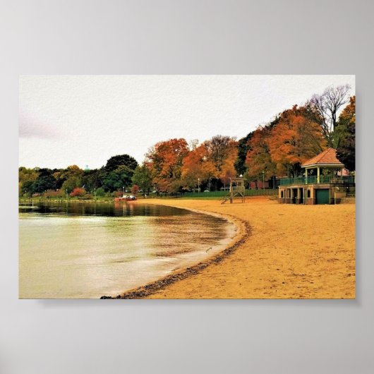 Poster Le bord du lac Léman, Wisconsin (Devant)