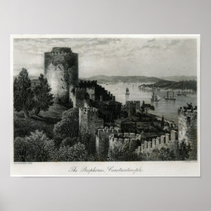 Poster Le Bosphore, Constantinople