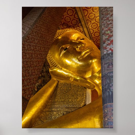 Poster Le Bouddha couché à Bangkok (Devant)