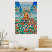 Poster Le Bouddha Shakyamuni au Mont Meru (Cuisine)