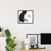 Poster Le boulanger (Bureau à domicile)