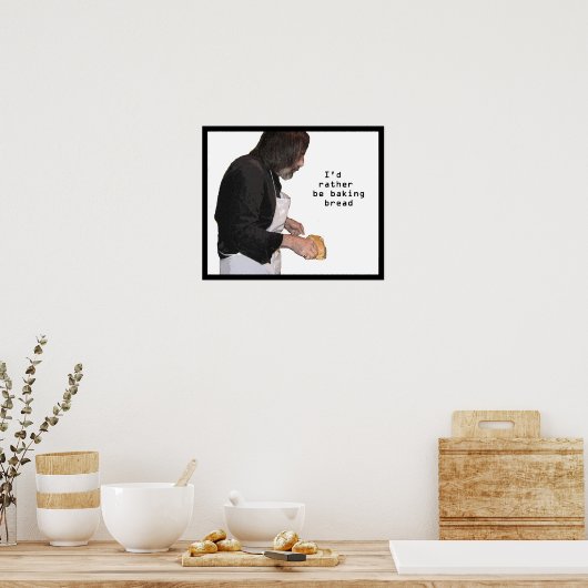 Poster Le boulanger (Cuisine)