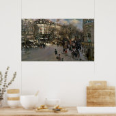 Poster Le boulevard des Italiens, vers 1900 (Cuisine)