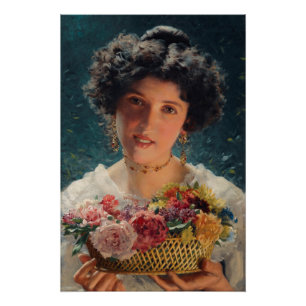 Poster Le bouquet CC0579 de Władysław Czachórski