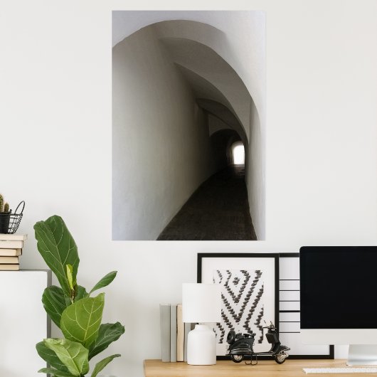 Poster Le bout du tunnel (Bureau à domicile)