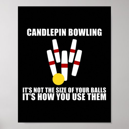 Poster Le Bowling À Cannes Pas La Taille De Ll New Englan (Devant)