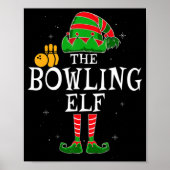Poster Le Bowling Elf Group fait la jonction de Noël fami (Devant)