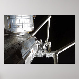 Poster Le bras robotique du Japonais Experiment Modu 2