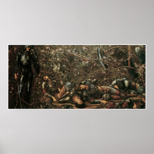 Poster Le Briar Rose - Le Prince entre dans le Briar Wood (Devant)