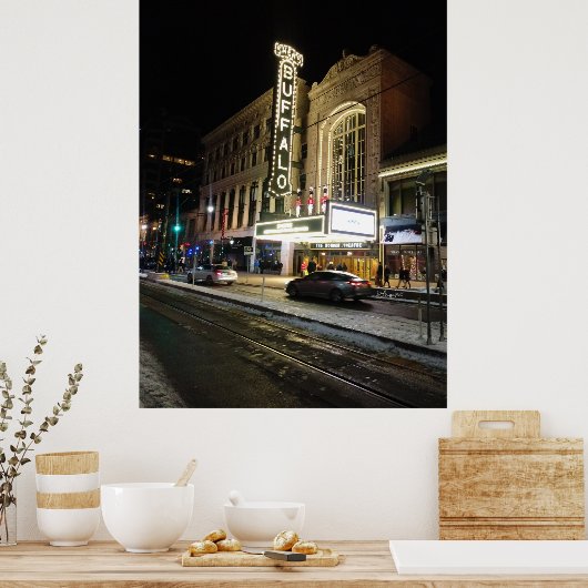 Poster Le buffle de Shea (Cuisine)