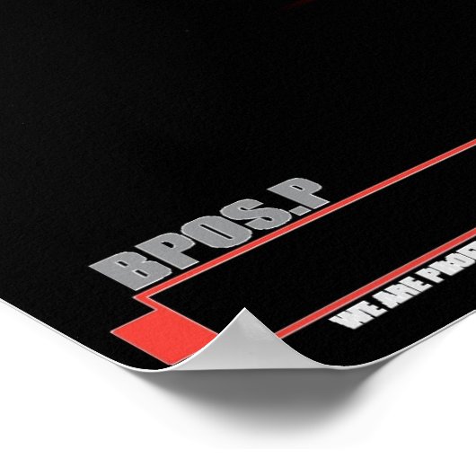 Poster Le Bug Atomique la nuit (Coin)