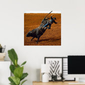 Poster Le Bull Rider (Bureau à domicile)