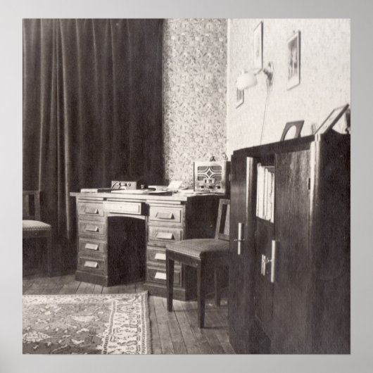 Poster Le bureau, Paris 1936 (Devant)