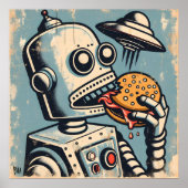 Poster Le burgerbot (Devant)