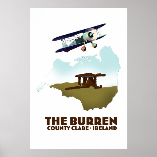 Poster Le Burren Comté Clare Irlande (Devant)