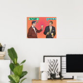 Poster Le Cadeau de Conrad [affiche gay drôle] (Bureau à domicile)