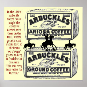 Poster "Le café d'Arbuckles qui a aidé la victoire
