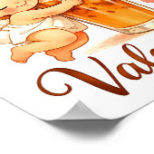 Poster Le café de la Saint-Valentin est mon amour de café (Coin)