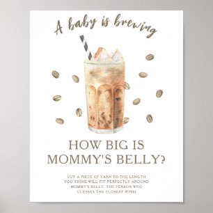 Poster Le café est en train d’infuser. Quelle taille a le