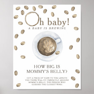 Poster Le café est en train d’infuser. Quelle taille a le
