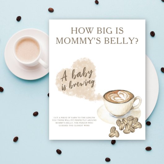 Poster Le café est en train d’infuser. Quelle taille a le