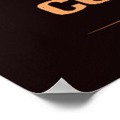 Poster Le café est la vie (Coin)