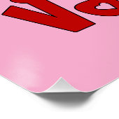 Poster Le café est ma Saint Valentin (Coin)