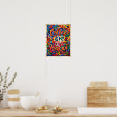 Poster le café est mon langage de l'amour (Cuisine)
