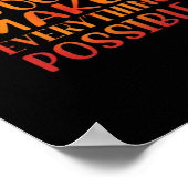 Poster Le Café Fait Tout L'Amour Possible (Coin)