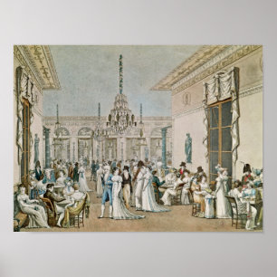 Poster Le Café Frascati en 1807