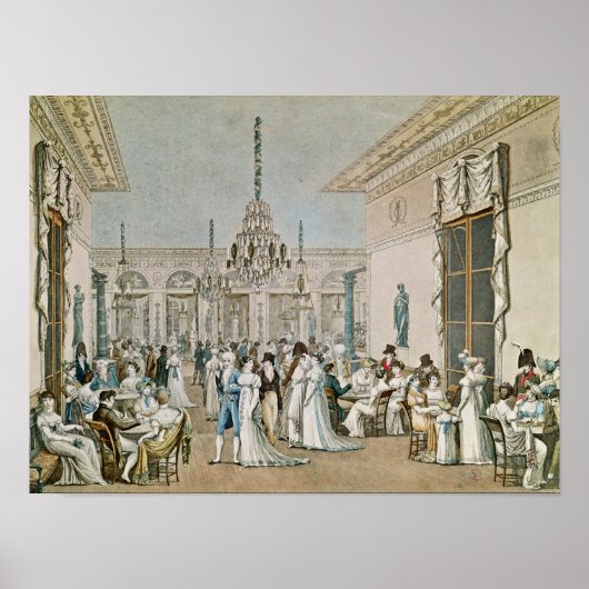 Poster Le Café Frascati en 1807 (Devant)
