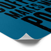 Poster Le café me rend Op (Coin)