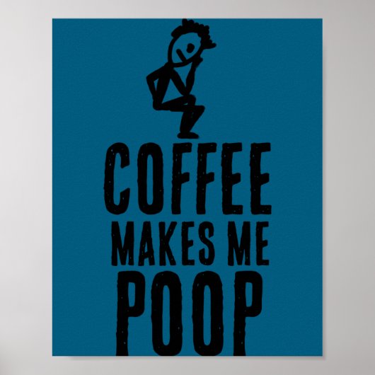 Poster Le café me rend Op (Devant)