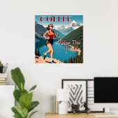 Poster Le Café Rend Cette Course Possible (Bureau à domicile)