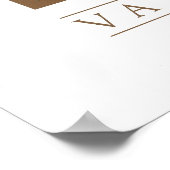 Poster Le Café Terrasse à la Nuit par Vincent Van Gogh 18 (Coin)