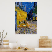 Poster Le Café Terrasse de Vincent Van Gogh (Cuisine)